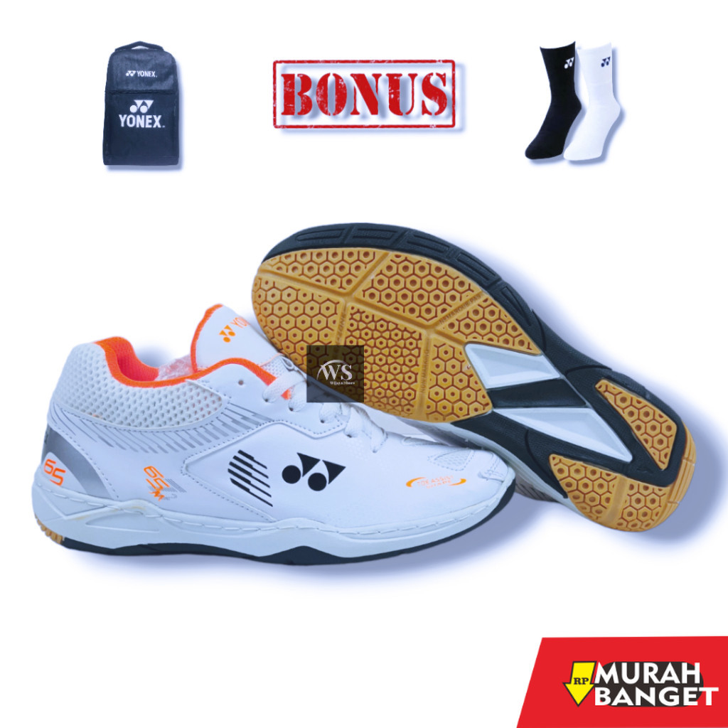 Sepatu olahraga- Sepatu Bulutangkis Yonex Karet Anti Slip / Sepatu Badminton Yonex SHB 65 / Sepatu B