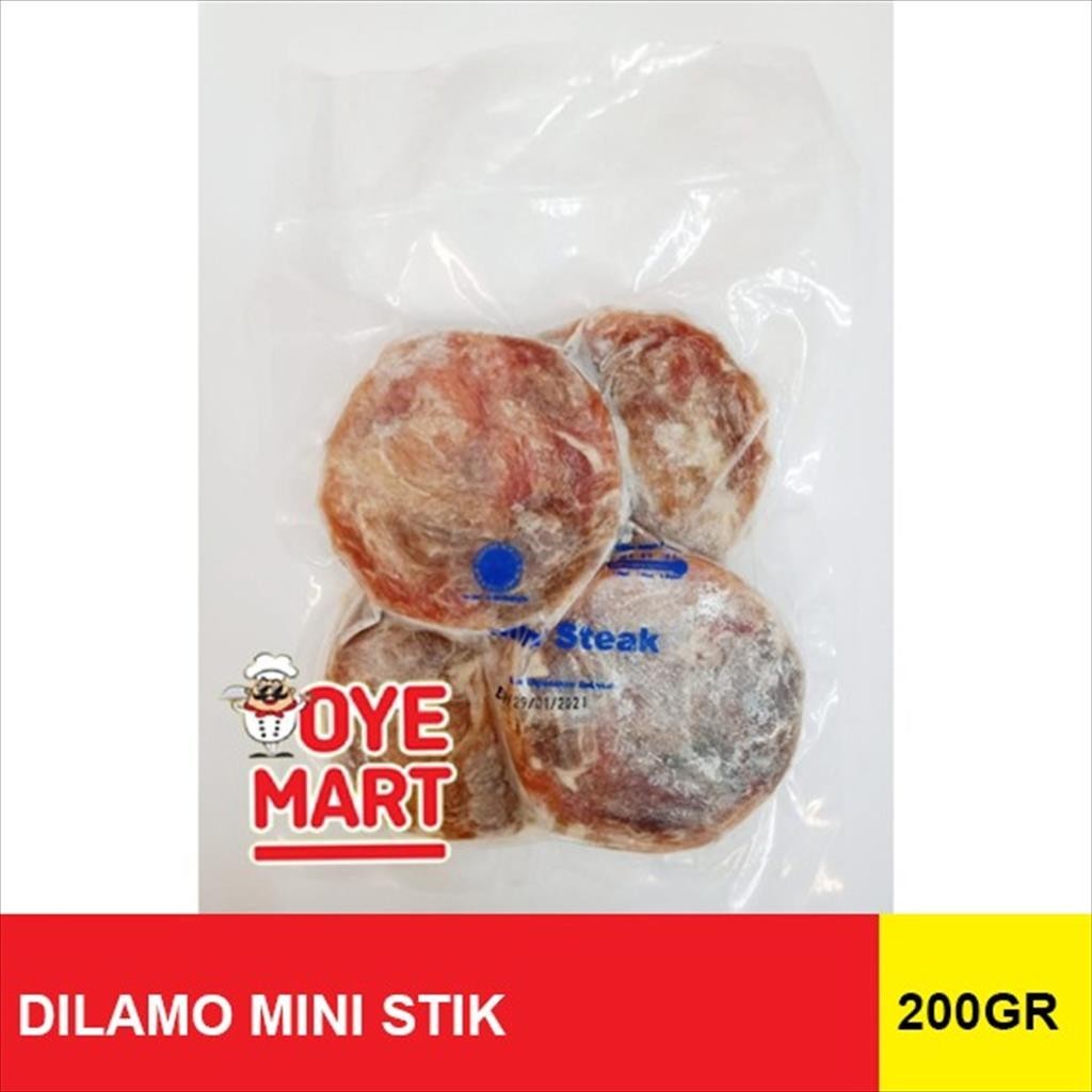 DILAMO MINI STIK 200GR ISI 4 DAGING SAPI STEAK