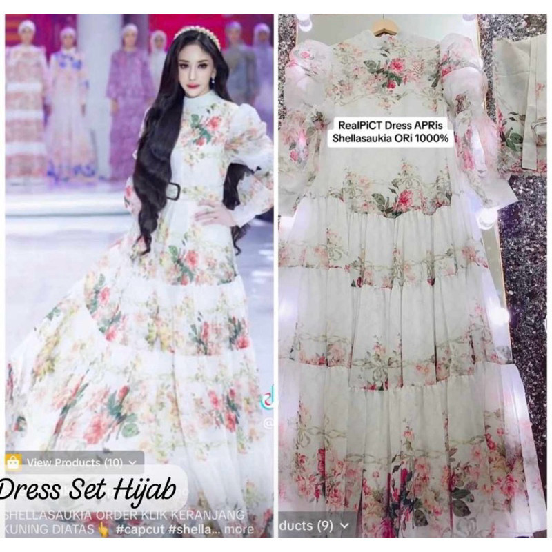 SHELLASAUKIA GAMIS SS TERBARU DRESS FASHION SHOW SHELLASAUKIA OFFICIAL DIJAMIN ORI