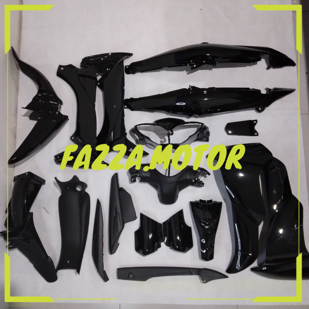 Full Body Jupiter Z Burhan 2006 2007 2008 Hitam WIN | complete set bodi lengkap komplit kasar halus 