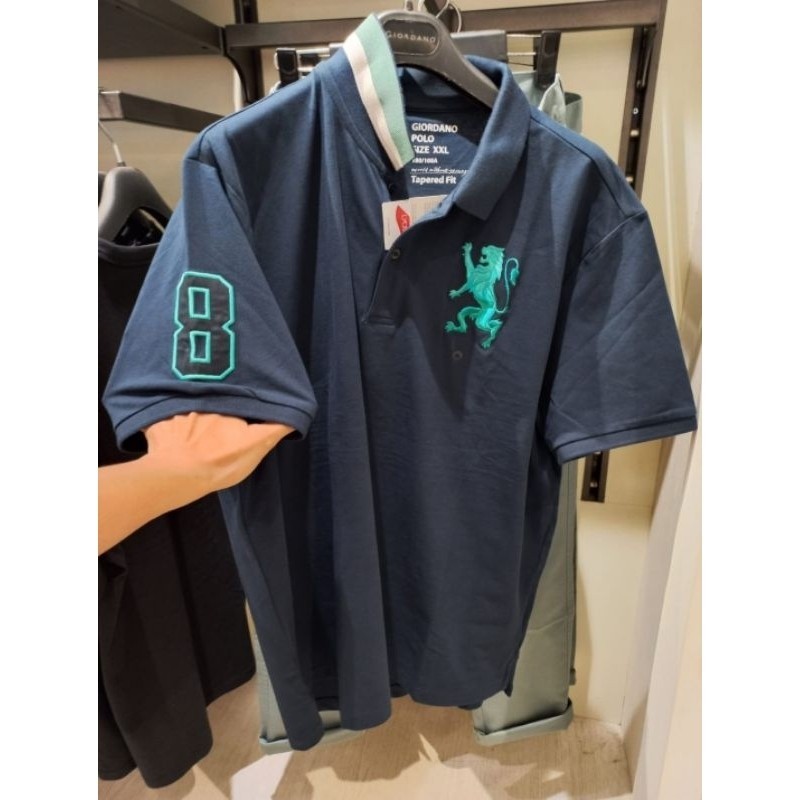 GIORDANO NEW POLO LION 3D MEN'S ORIGINAL  | GIORDANO POLO LION 3D PRIA ORIGINAL