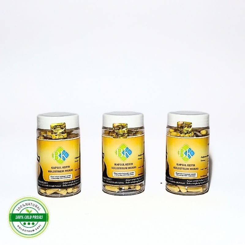 BK-KAPSUL KEFIR KOLOSTRUM-isi 100 kapsul/PROSES DINGIN