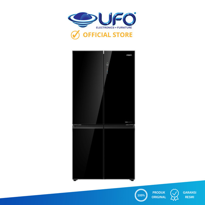 AQUA Kulkas 4 Pintu Multidoor 658 L AQRCTD746RAG(BK)