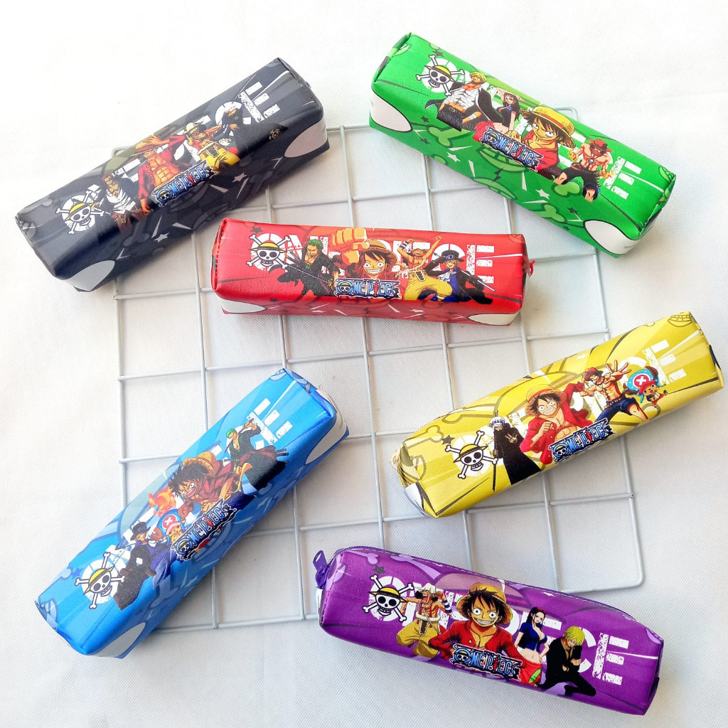 

Tempat Pensi/Pen Case Karakter || Kotak Pensil Zipper Unik Kartun One Piece