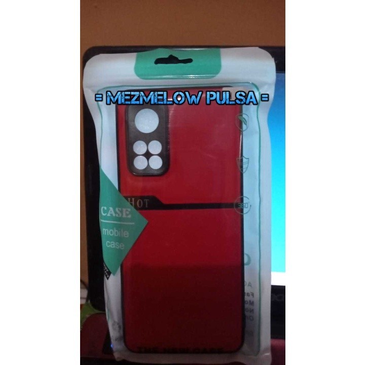 Case Lens Casing Hard Case Splicing PU Leather Kamera / Case XIAOMI REDMI NOTE 8 BIASA - Gambar 3