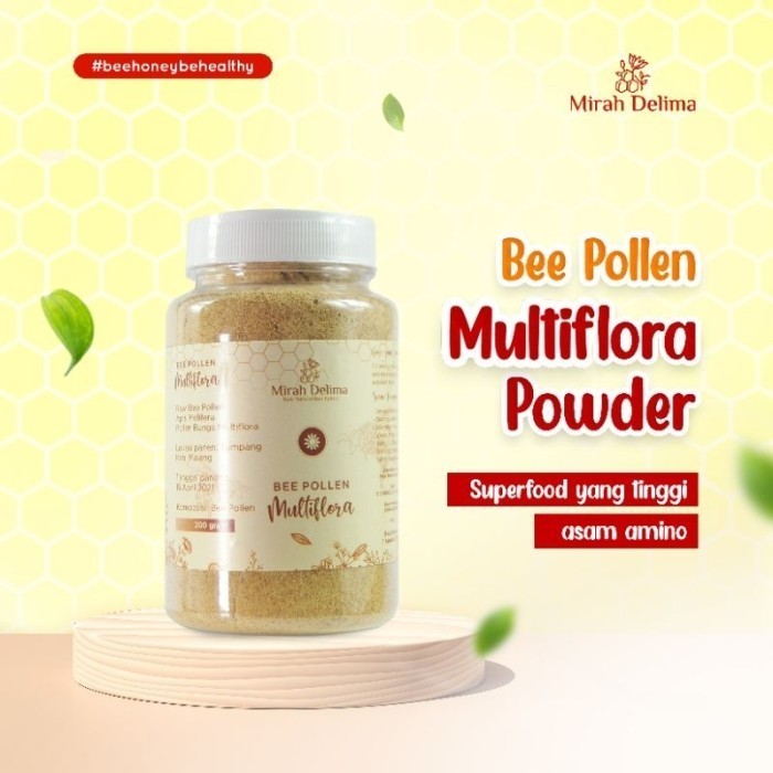 

Bee Pollen Powder - Tepung Bee Pollen - Multiflora