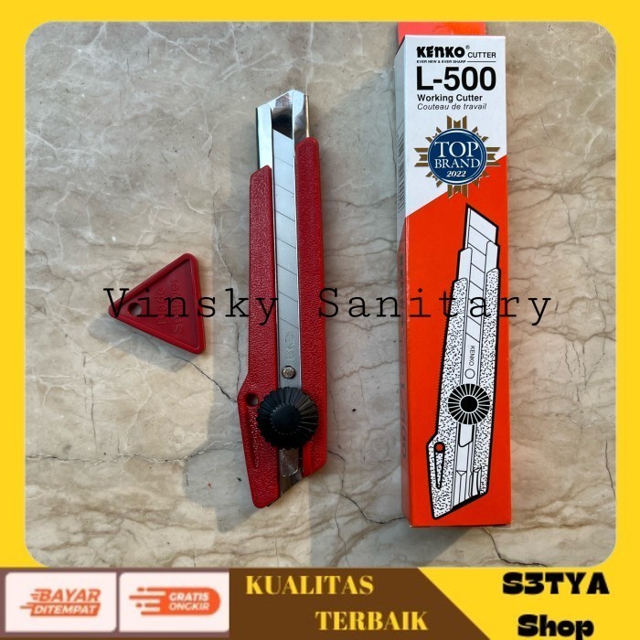 

[S3TYA_MART] KUALITAS TERBAIK Pisau piso cutter cater kuter BESAR L500 "BAYAR DI TEMPAT