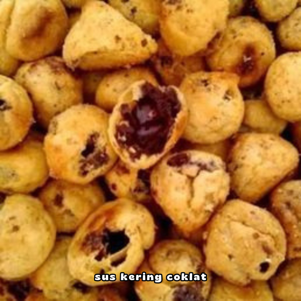 

kue soes kering isi coklat 1 kg sus coklat kering kiloan sus kering keju sus kering coklat 1kg