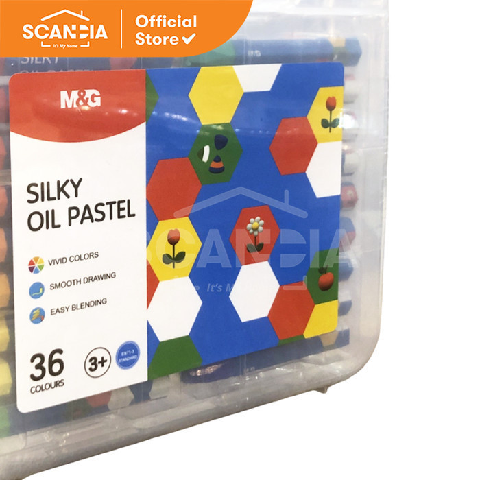 

SCANDIA Krayon Oil Pastel Silky 36 Colors Y3321 (AGM900K1)