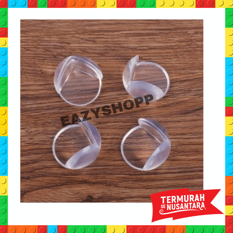 Karet Siku Meja Pelindung Siku Meja Pengaman Sudut Meja Karet Oval