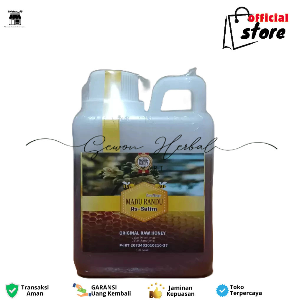 

Madu Randu Asli Murni Full Nektar Raw Honey Murah Jogja - Madu Randu As Salim Honey
