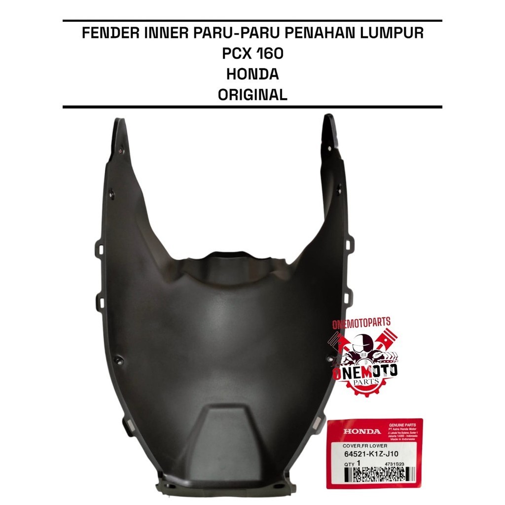 FENDER INNER PARU-PARU PENAHAN LUMPUR PCX 160 HONDA 64521-K1Z-J10 ORIGINAL