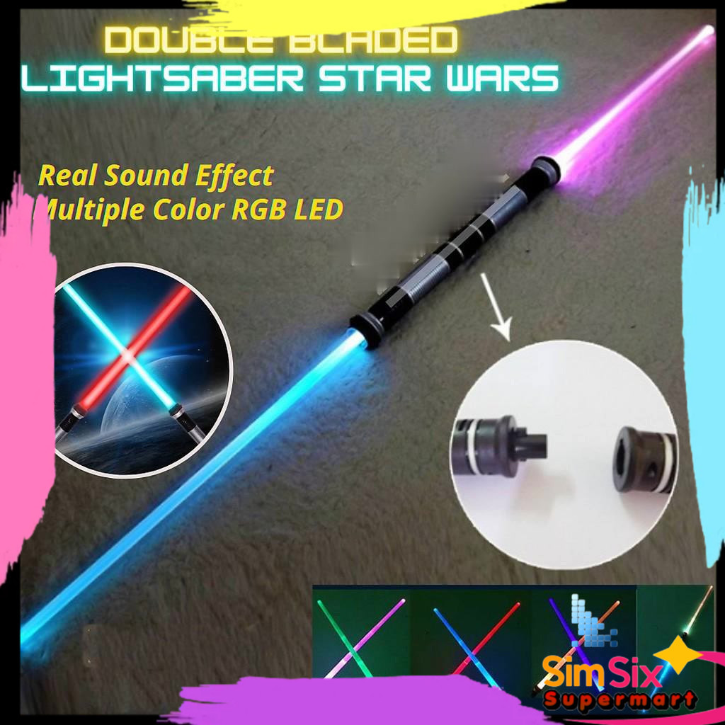 Pedang Starwars cosplay Mainan pedang starwars pedang lampu light saber cosplay pedang laser sword