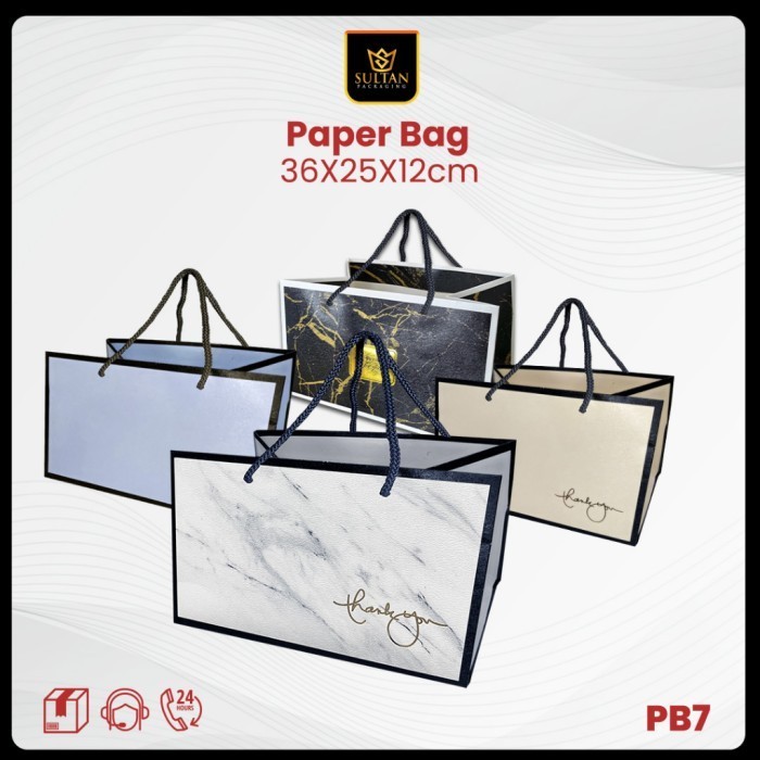 

Paper Bag - Kantong Tas Besar - Tas Hadiah Souvenir Jumbo - PB7 - Biru Muda