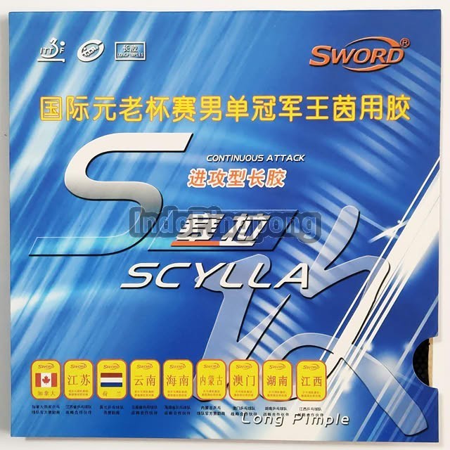 Sword Scylla OX - Long Pips Bintik Bertahan Panjang