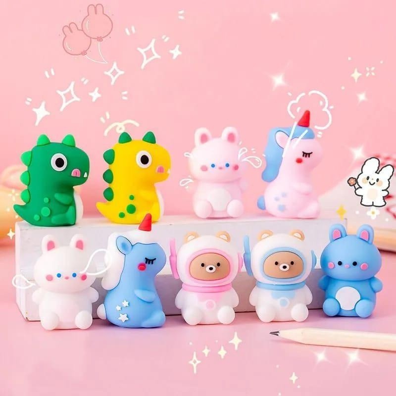 

CRM - Serutan Karakter Lucu dapat Penghapus,Rautan Pensil karakter Lucu