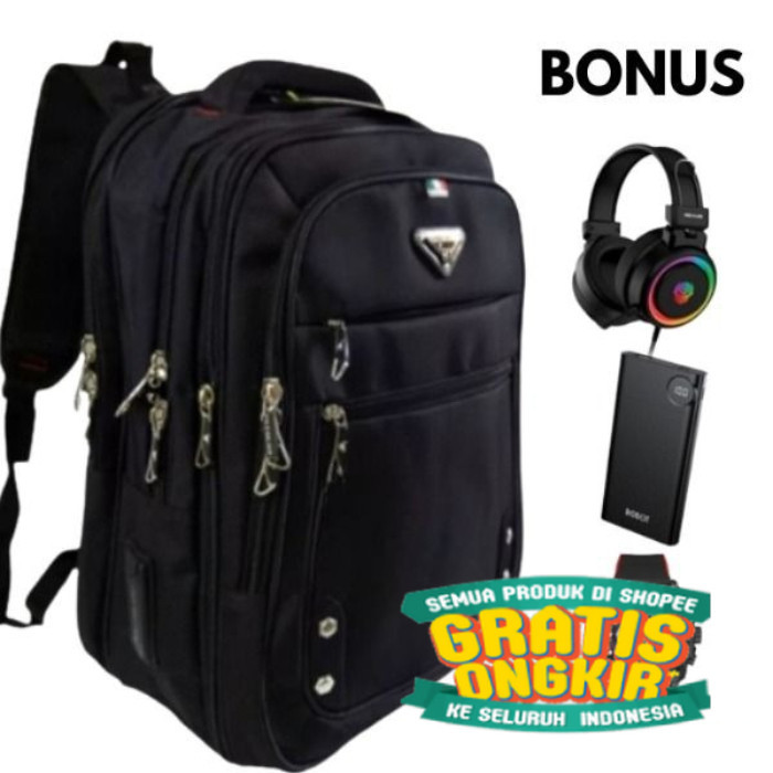 (FREE TIGA HADIAH) Tas Ransel Polo Milano 88372 Tas Ransel Polo Dewasa Terbaru 2023 (TPH) Tas Polo H