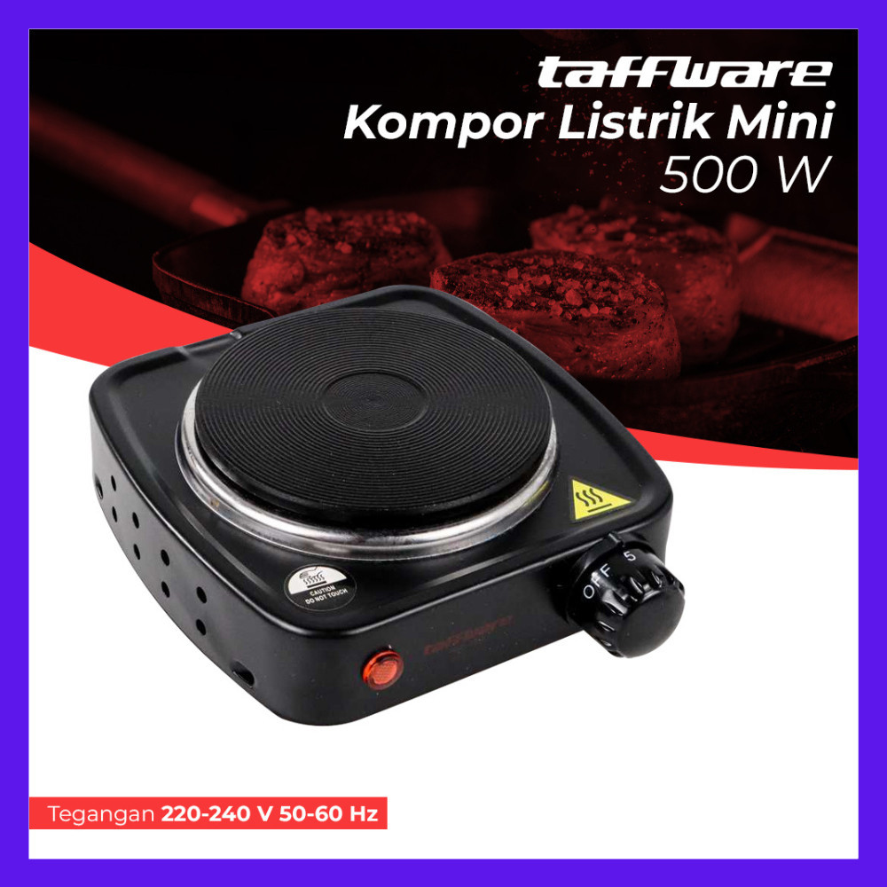TokoMaspul-Kompor Listrik Mini Hot Portable Plate Electric Cooking 500 W Kompor Listrik Portable - H
