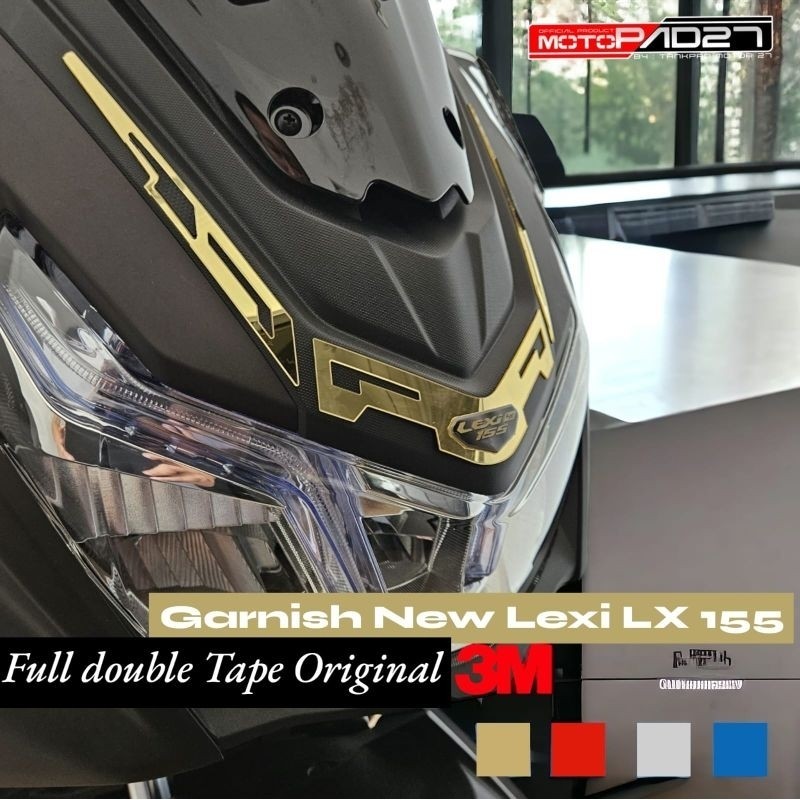 Garnis Tameng Body Depan Lexi LX 155 Bahan Kaca Akrilik garnish lexi lx