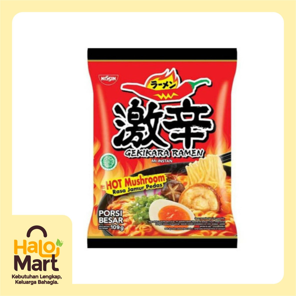 

NISSIN GEKIKARA JAMUR PEDAS 109 GR
