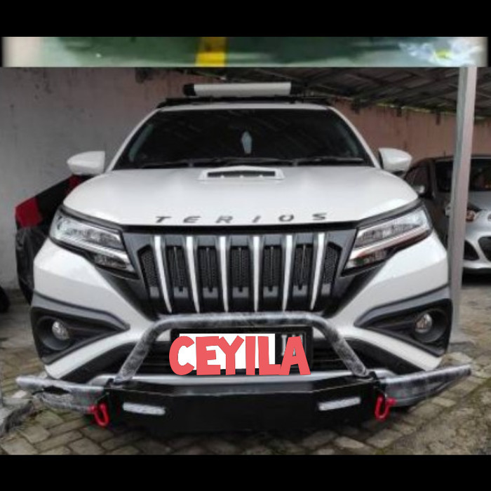 PROMO Tanduk bumper depan mobil ful besi mobil all new Rush/terios 2018-2020