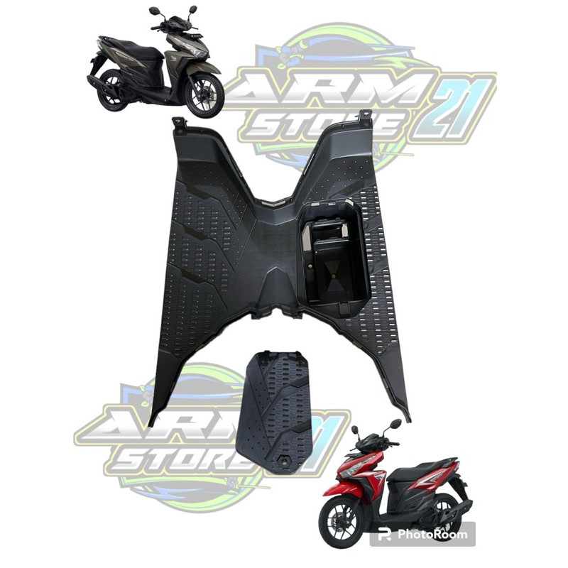 Pijakan Kaki Vario 125-150 Led Old 2015 2016 2017 / Bodres Dek Pijakan Kaki Vario 125-150 Led Old 20