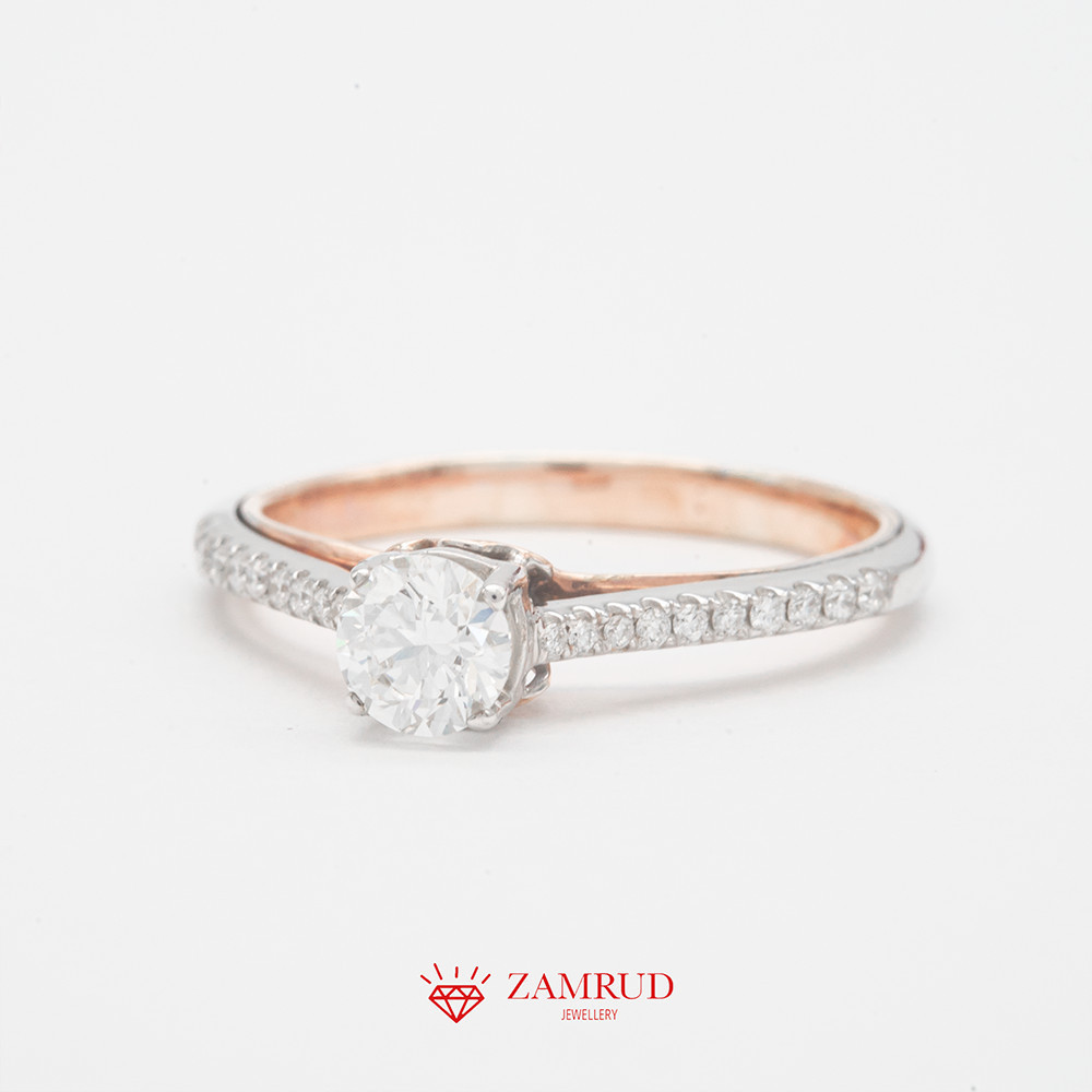 GIA Cincin Berlian 10818 FLR Zamrud Jewellery