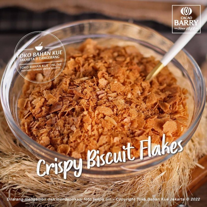 

[New] Cacao Barry Royaltine Crushed Fine Biscuits 250gr Paillete Feuilletine