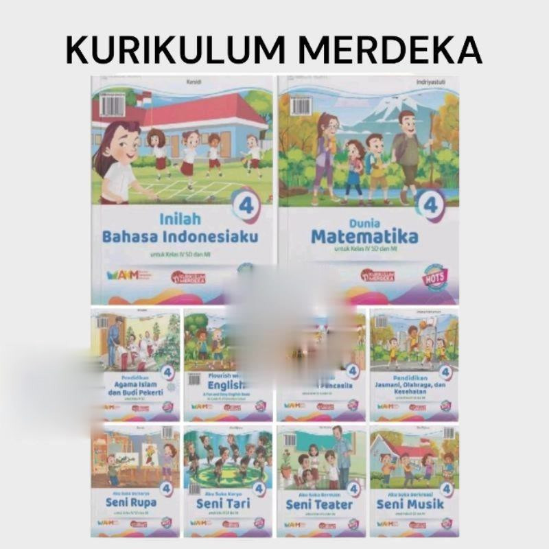 Buku Kurikulum Merdeka SD Kelas 4 HOTS AKM R1 Platinum Tiga Serangkai