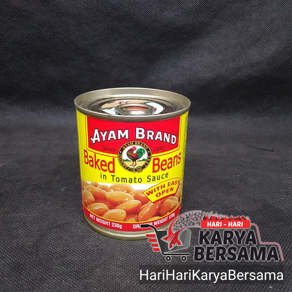 

AYAM BRAND MAKANAN KALENG BAKED BEANS KACANG 230GR