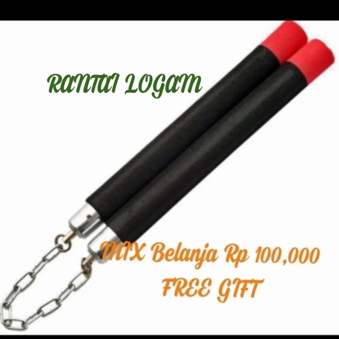 Nunchaku Ruyung Double Stick Dobel Stik Foam Busa