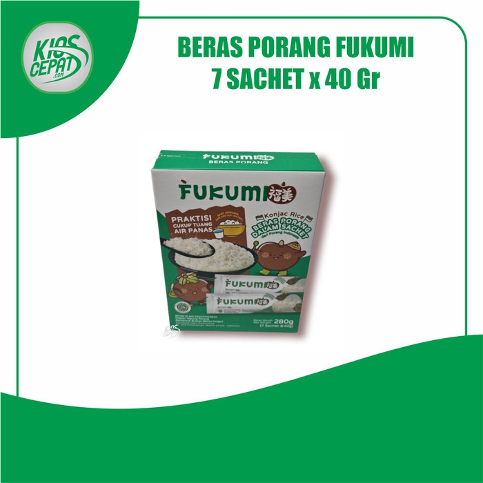 

Beras Porang Fukumi Box (7 Sachet x 40gr)