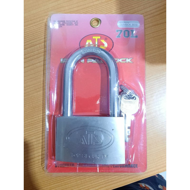 Kunci Gembok Stainless Anti Karat / Anti Maling / Gembok Panjang /  Gembok Rumah / Gembok Pagar / Ge