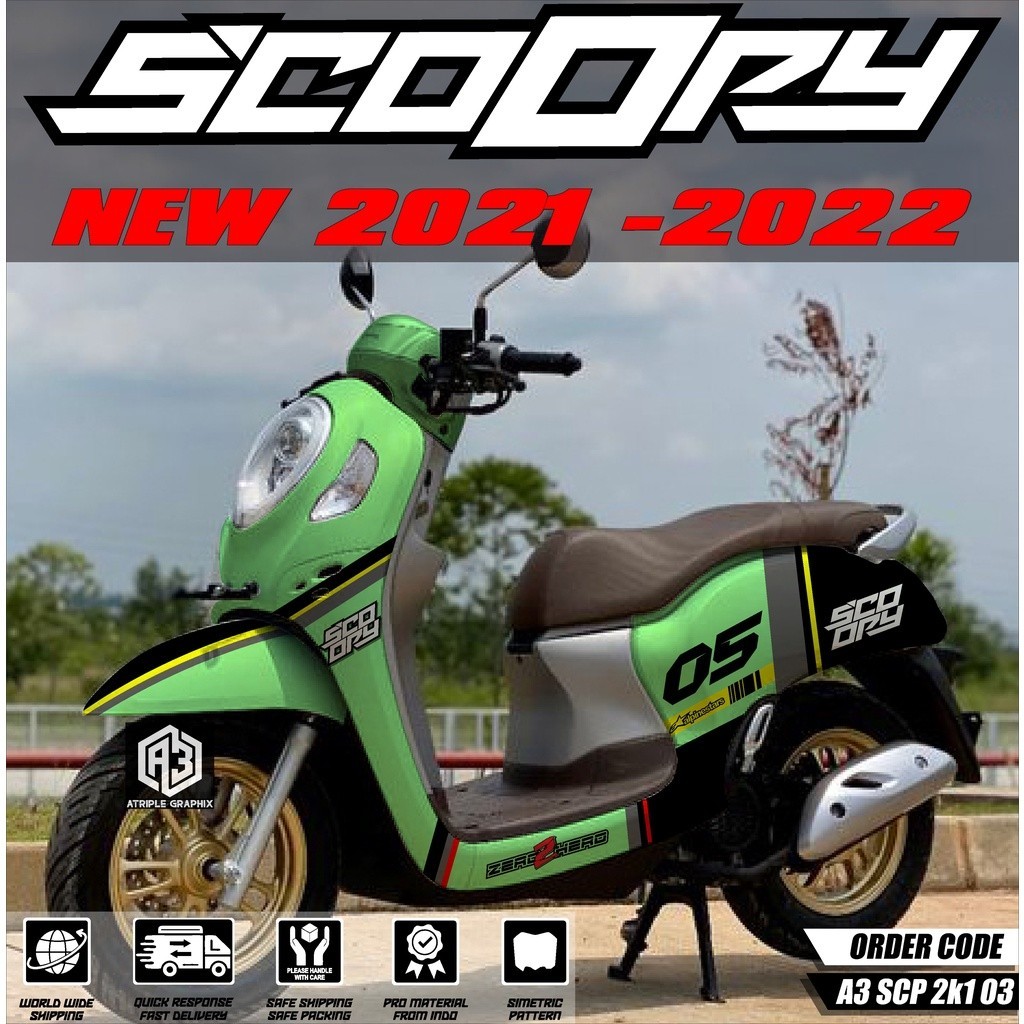DECAL SCOOPY NEW 2021 2022 Decal Sticker Scoopy fullbody Prestige 2021 2022 Awan desain