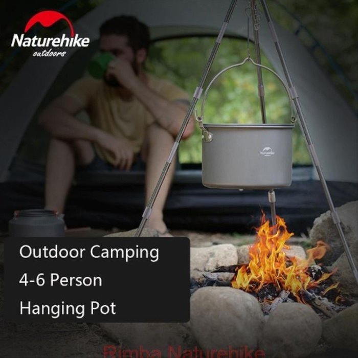Cooking Pot Gantung Naturehike NH17D021-G - Hanging Pot Camping