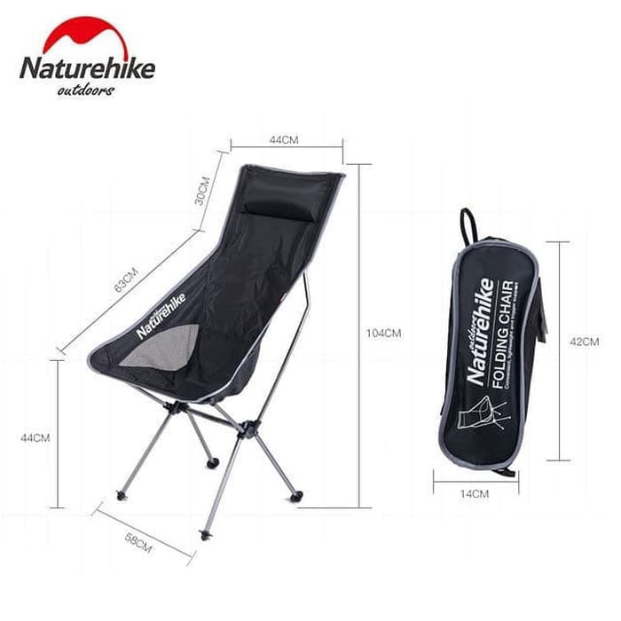 KURSI LIPAT NATUREHIKE NH17Y010-L TIPE 6 BANGKU LIPAT CAMPING HIKING