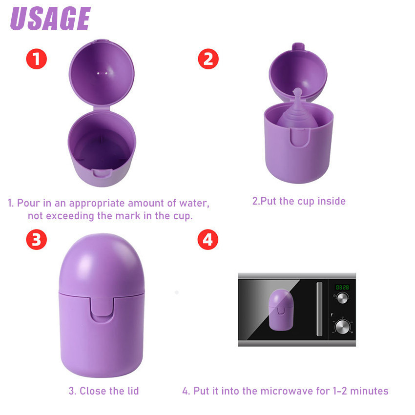 Menstrual Cup Case / Tempat Menstrual Cup / Wadah Sterilisasi Menstrual cup Reusable