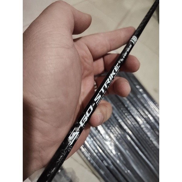 Blank carbon bahan joran go strike by versus 110cm 120cm 135cm blank carbon kevlar ulir