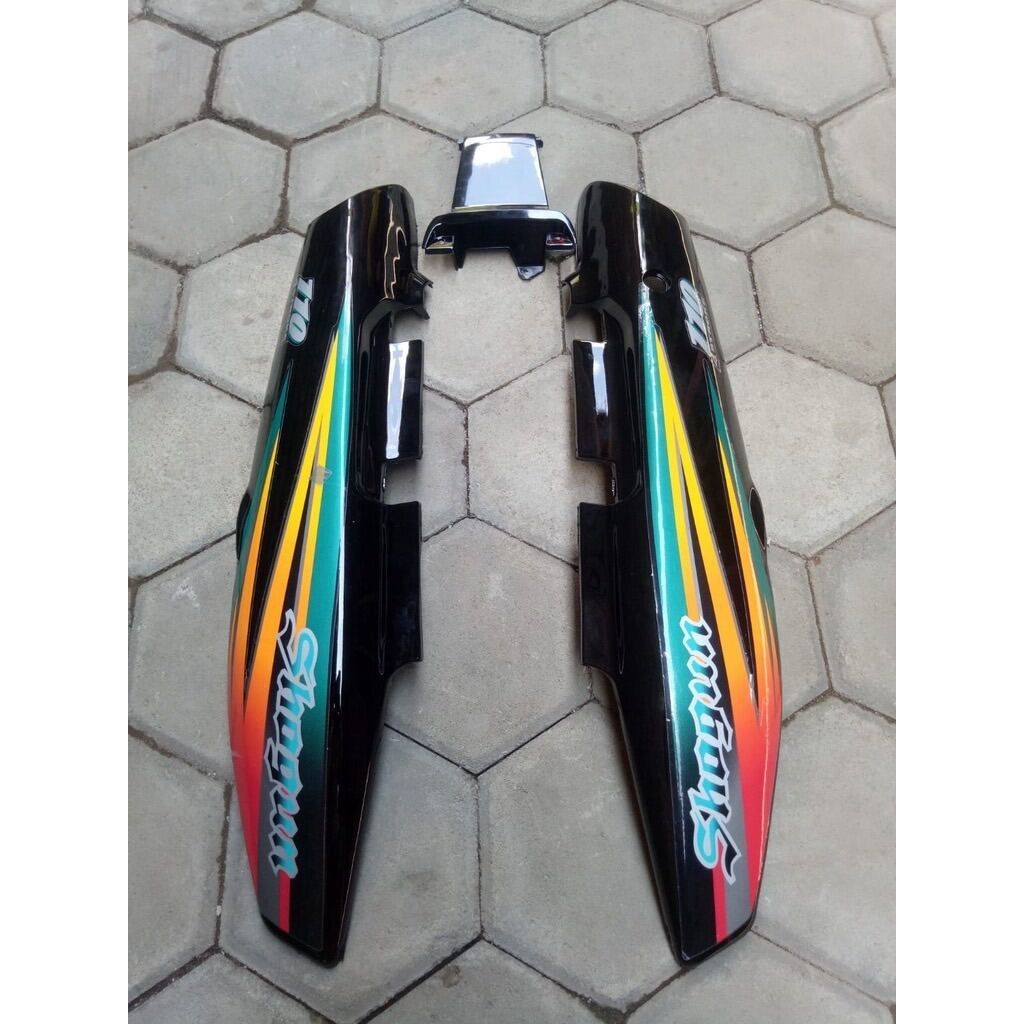 Cover body suzuki shogun kebo set striping