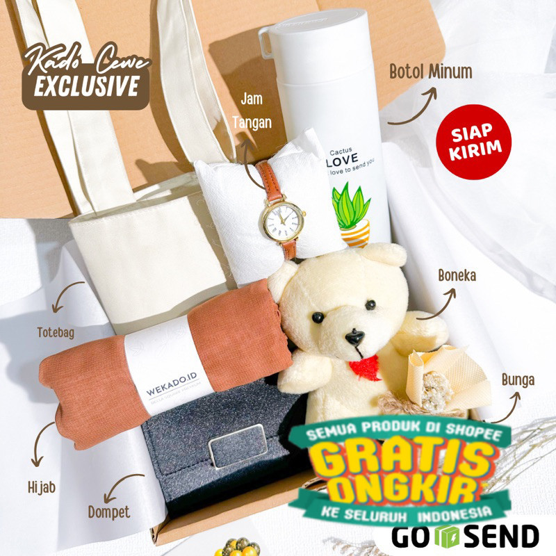 - Kado Ulang Tahun Anniversary Wisuda | Hampers Gift Pacar Sahabat Cewek/ Spesial box mewah