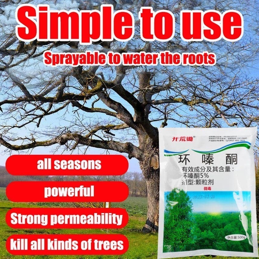 500Gr Bubuk Kill Grass Herbisida Biologis Obat Pembasmi Rumput Liar / Herbisida Pembasmi Rumput