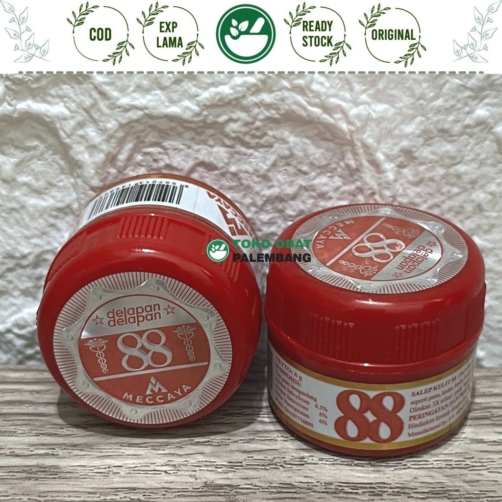 

SALEP KULIT 88 MECCAYA 6GR KUDIS KURAP KUTU AIR JAMUR SALEP 88 Mengobati panu. Mengobati kadas. Mengobati kurap. Pengobatan kudis. Pengobatan kutu air. Mengatasi gatal-gatal pada kulit yang disebabkan oleh bakteri dan jamur