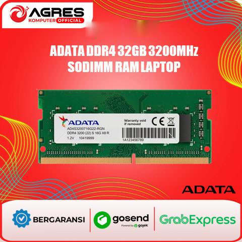 ADATA RAM SODIMM DDR4 32GB 3200MHZ