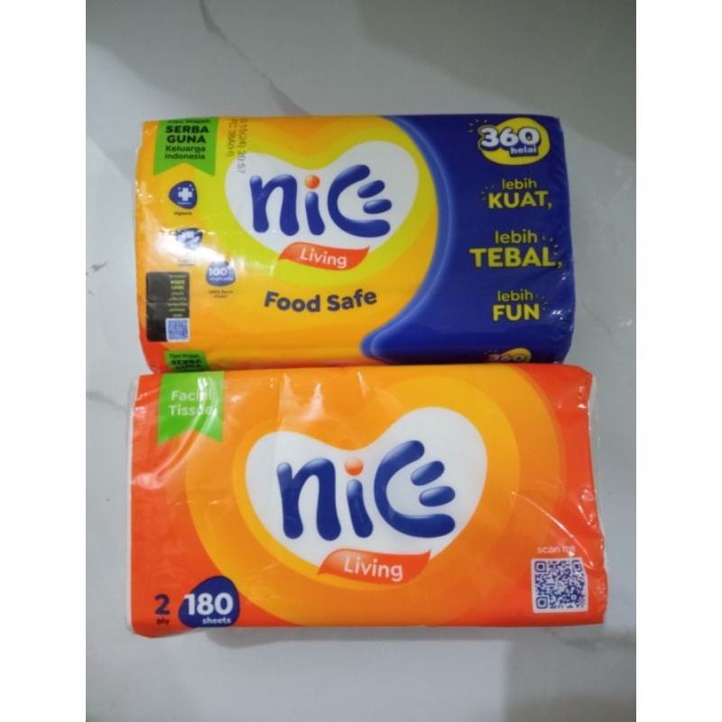 TISSU NICE 180 SHEET Tisu nice 180 sheet
