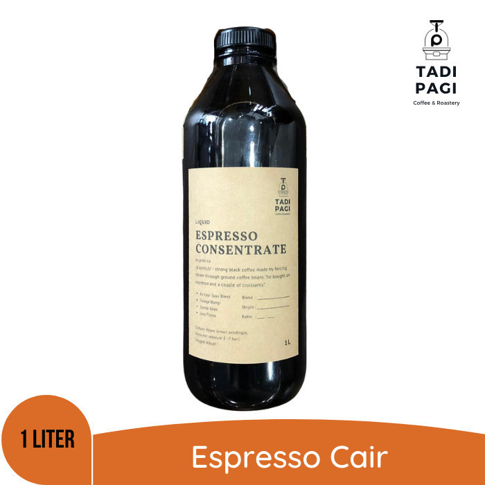 

Espresso Cair Consentrate 1 Liter kopi tinggal tuang