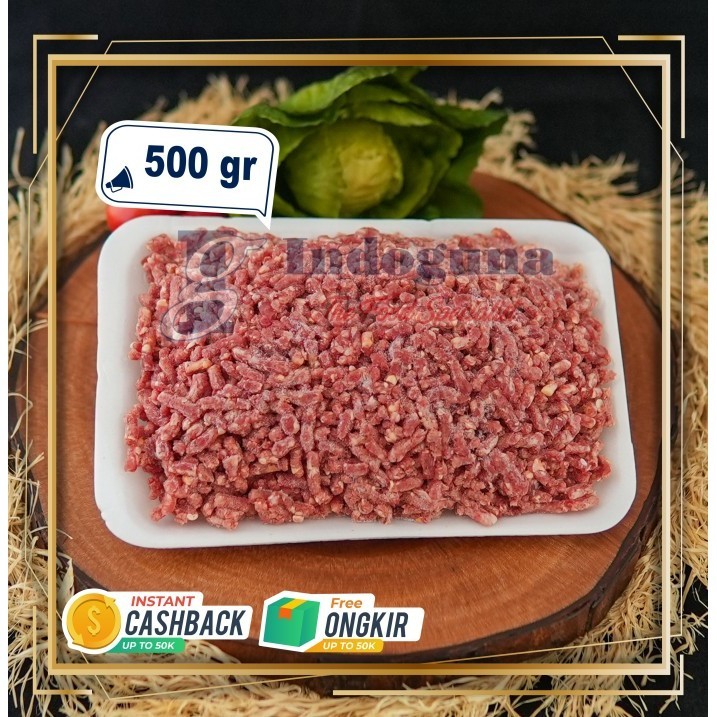 

Aus Premium Striploin Ground beef 500gr / Daging Giling Premium Striploin 500gr