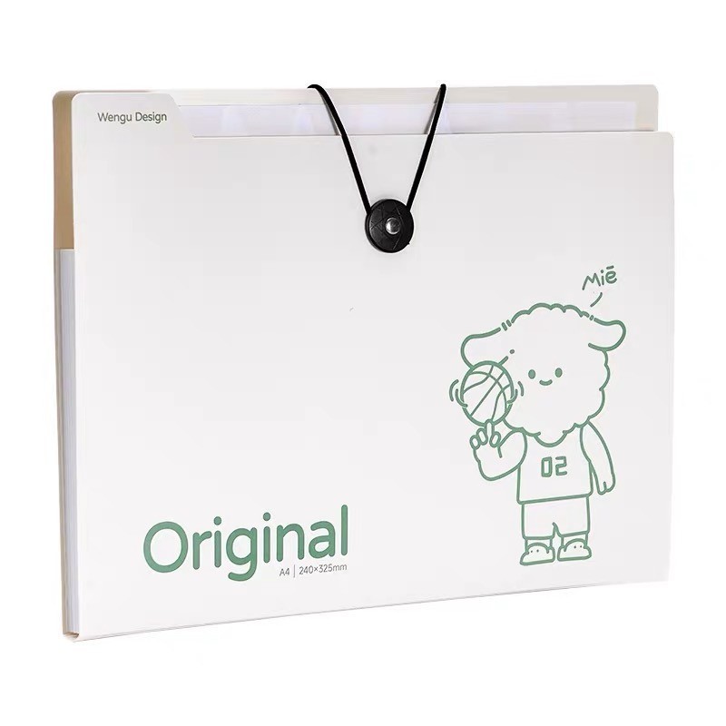 Expanding File/Tas Dokumen/Map Harmonika A4 8 Slot/Bahan Tebal File A4/Plastik Data Bag/Tas Dokumen 