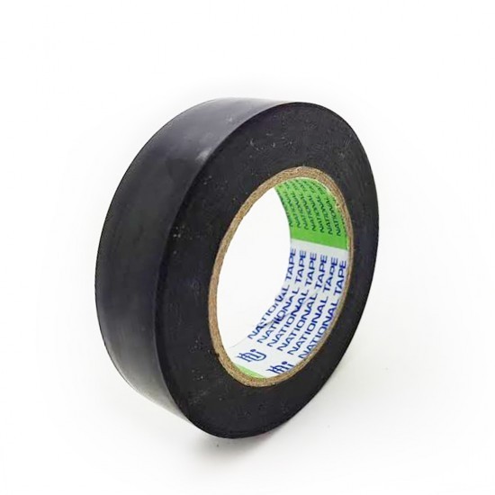 

[TERMURAH] Isolasi Kabel Listrik Hitam NATIONAL Black Vinyl Electrical Tape murah