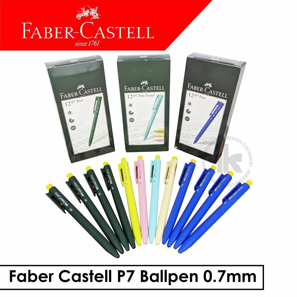 

Faber Castell P7 Ballpen 0.7mm