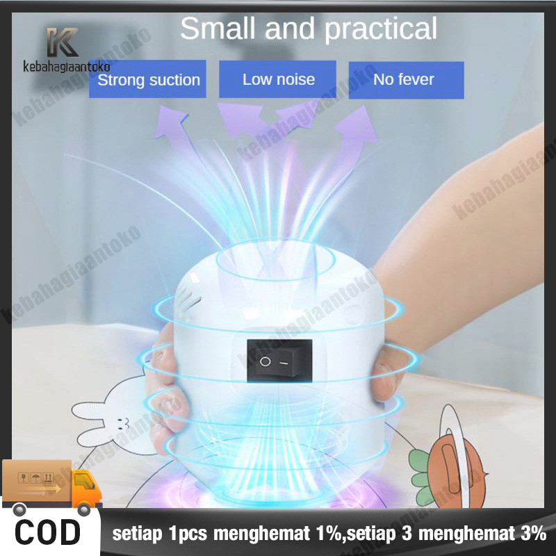 Mesin Alat Pompa Vakum Baju Design Mini Portabel Colokan Listrik Vacuum Daya Hisap Kuat Vacum Bag Ba